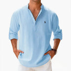 Camisa Alpha Linen Classic Azul - AlphaCode