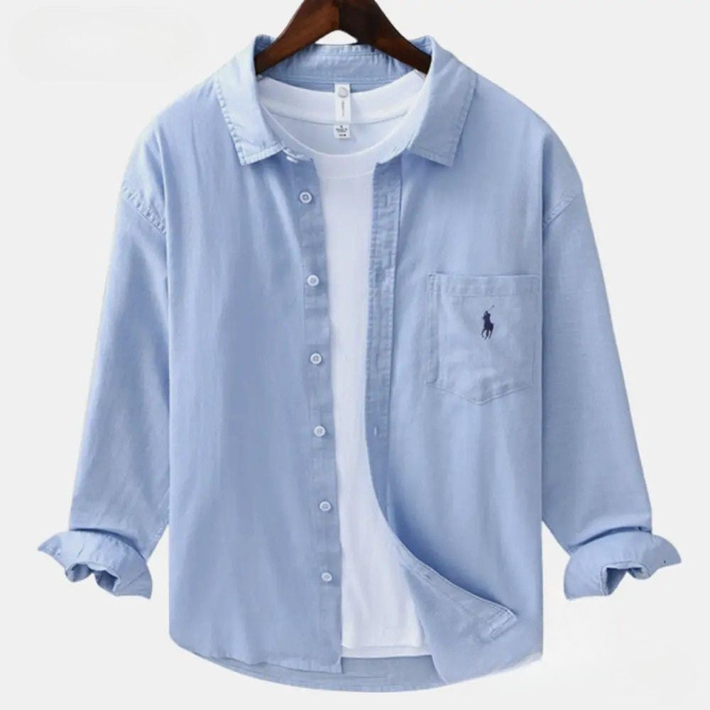 Camisa Alpha Linen Coast Bege - AlphaCode