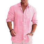 Camisa Alpha Linen Rosa - AlphaCode