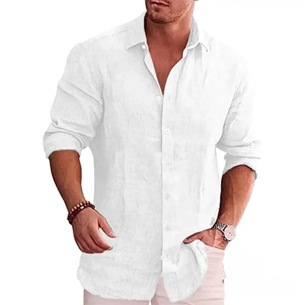 Camisa Alpha Linen Rosa - AlphaCode