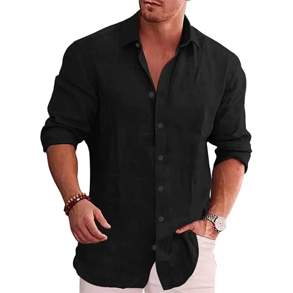 Camisa Alpha Linen Rosa - AlphaCode