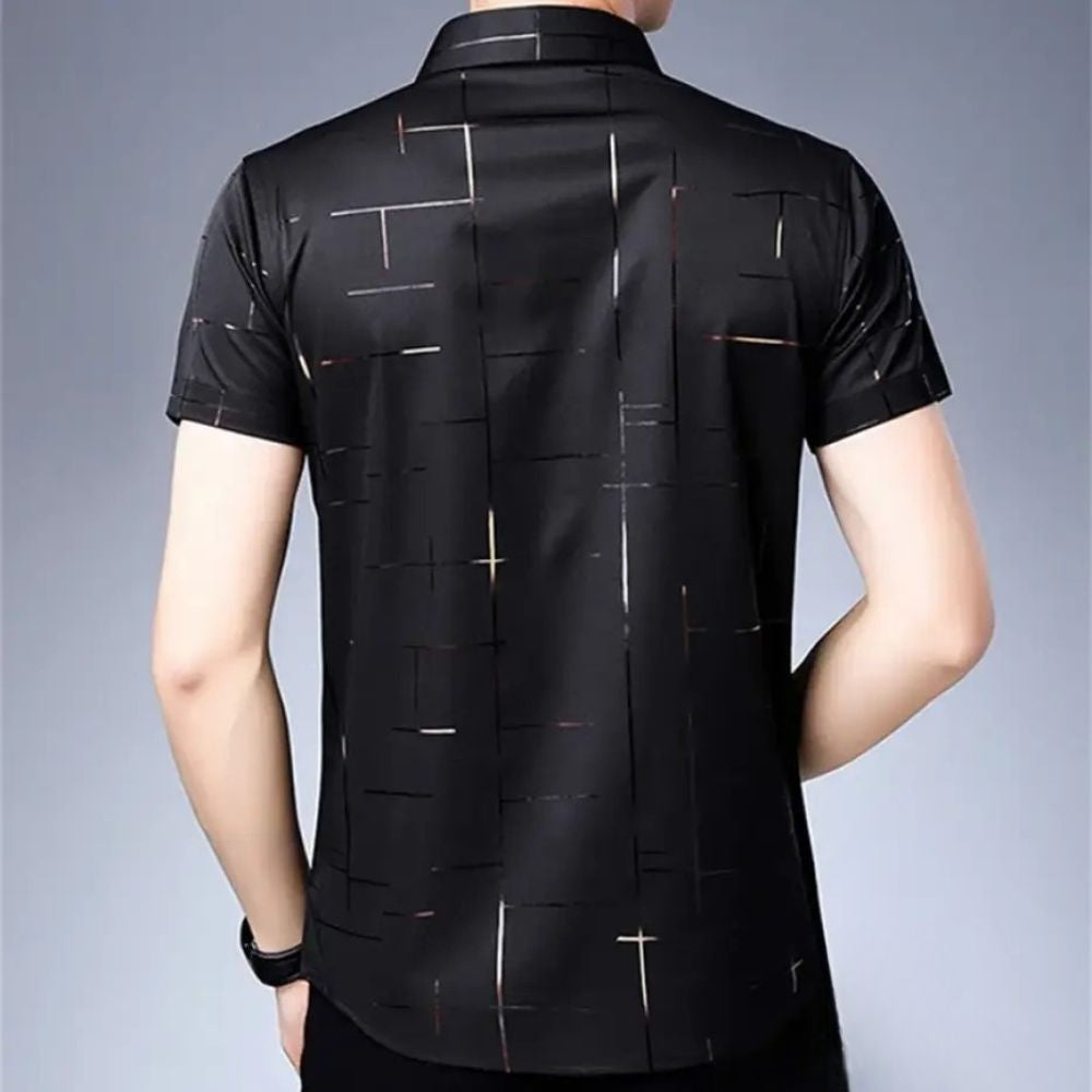 Camisa Alpha Milano Preto - AlphaCode