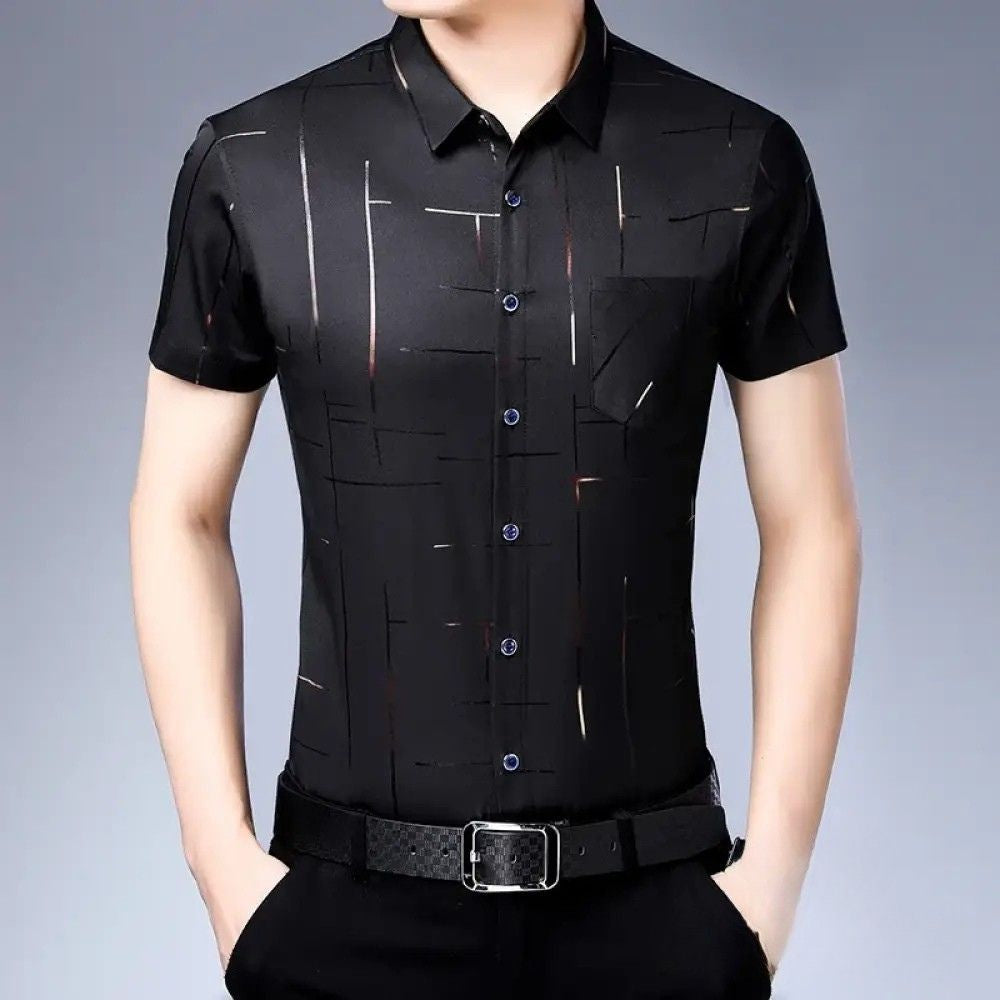 Camisa Alpha Milano Preto - AlphaCode