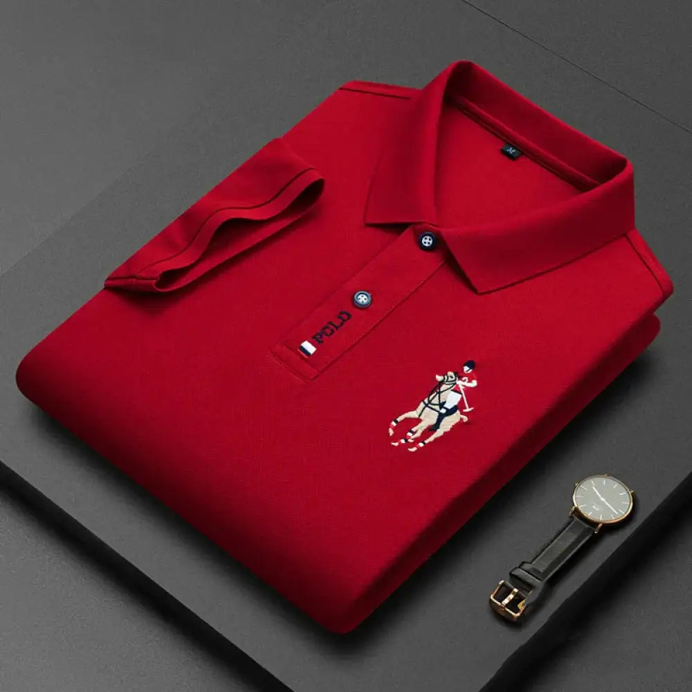 Camisa Alpha Polo Masculina Preto - AlphaCode