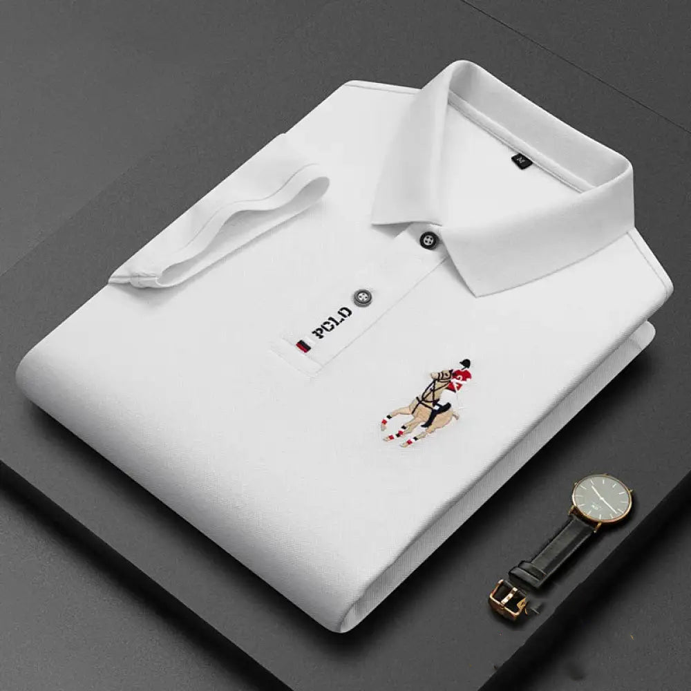 Camisa Alpha Polo Masculina Preto - AlphaCode