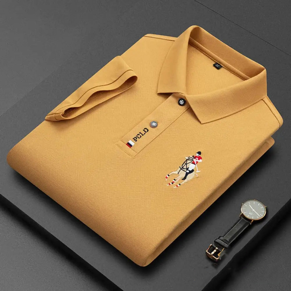 Camisa Alpha Polo Masculina Preto - AlphaCode