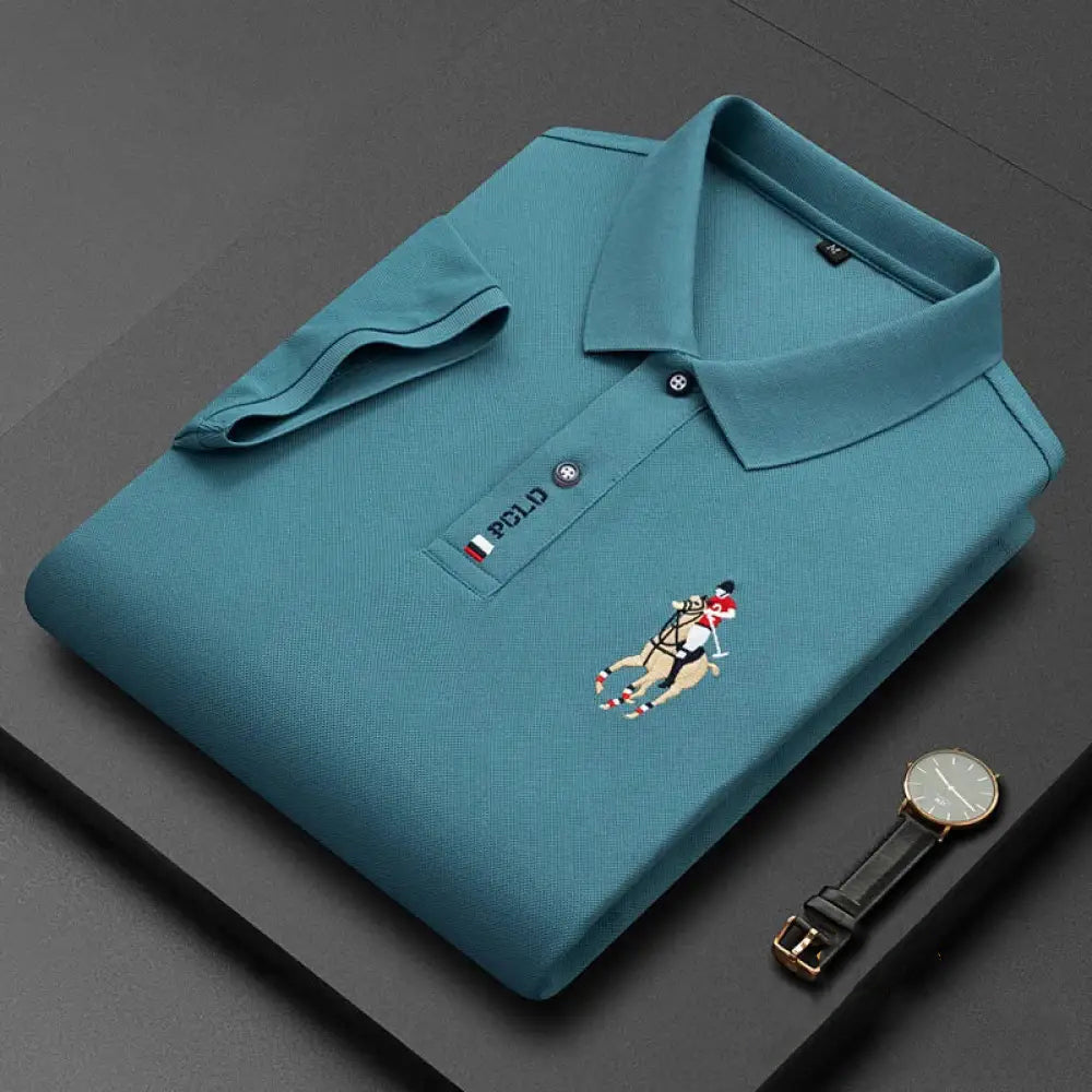 Camisa Alpha Polo Masculina Preto - AlphaCode