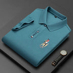 Camisa Alpha Polo Masculina Preto - AlphaCode