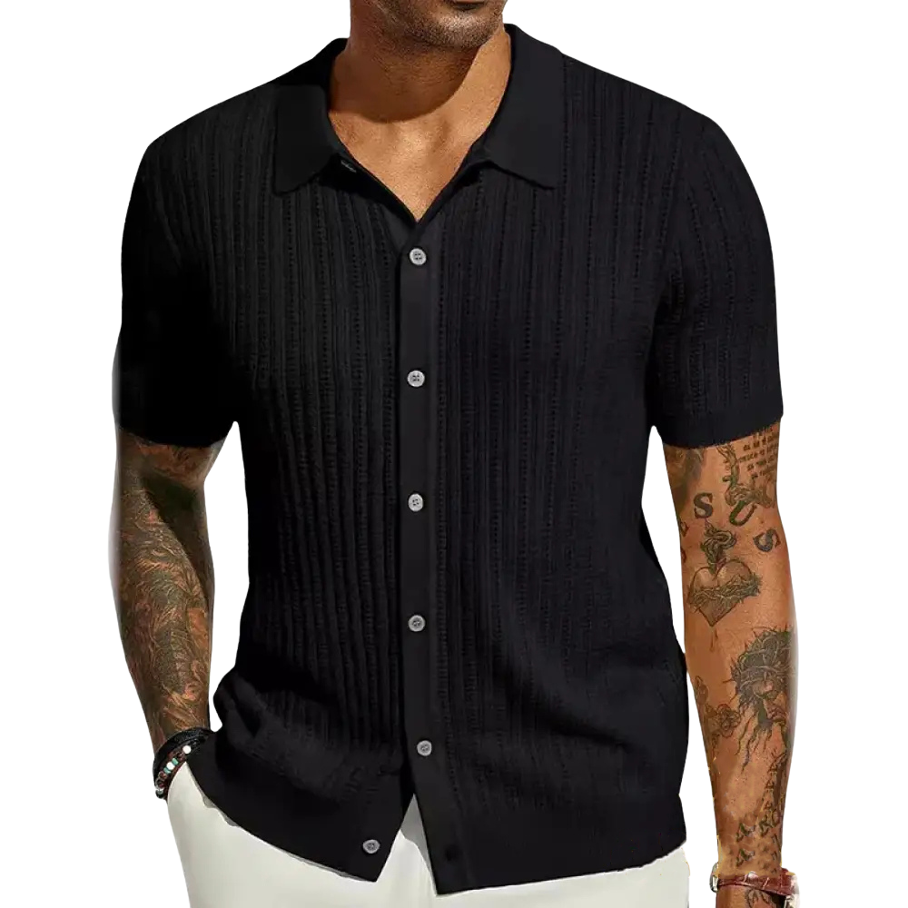 Camisa Alpha Ravello Preto - AlphaCode