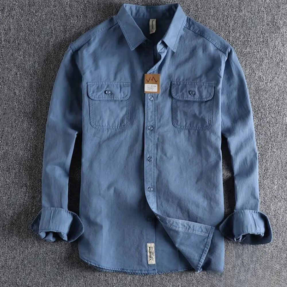 Camisa Alpha Siena Azul - AlphaCode