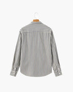 Camisa Alpha Striped Class Marrom - AlphaCode