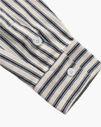 Camisa Alpha Striped Class Marrom - AlphaCode