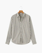 Camisa Alpha Striped Class Marrom - AlphaCode