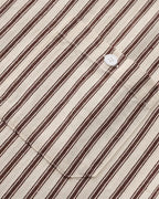 Camisa Alpha Striped Class Marrom - AlphaCode