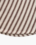 Camisa Alpha Striped Class Marrom - AlphaCode