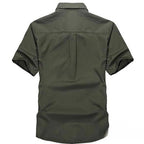 Camisa Casual Militar Baggy Verde - AlphaCode