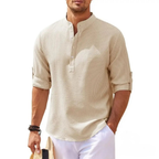 Camisa De Linho Alpha Beach Club Branco - AlphaCode