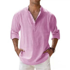 Camisa De Linho Alpha Breezy Azul - AlphaCode