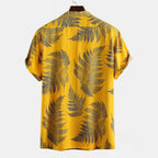 Camisa Estampa Tropical Preto - AlphaCode