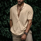 Camisa Filipo Casual Masculina Cinza - AlphaCode