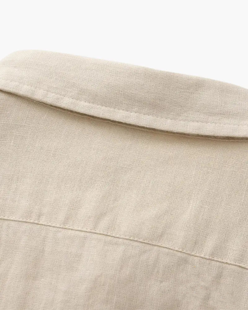 Camisa Linen Alpha Bege - AlphaCode