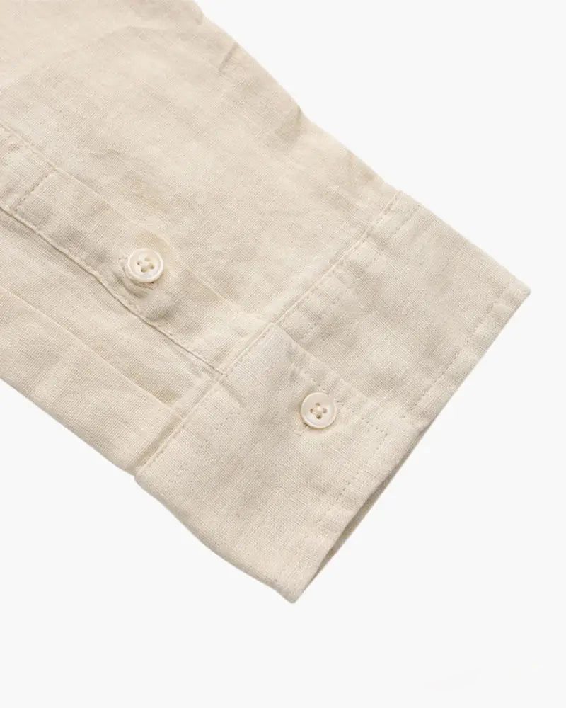 Camisa Linen Alpha Bege - AlphaCode