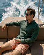 Camisa Linen Alpha Bege - AlphaCode