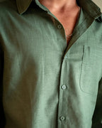 Camisa Linen Alpha Bege - AlphaCode