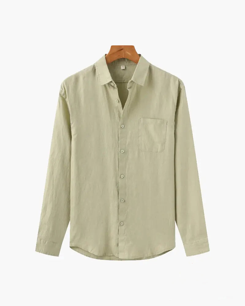 Camisa Linen Alpha Bege - AlphaCode