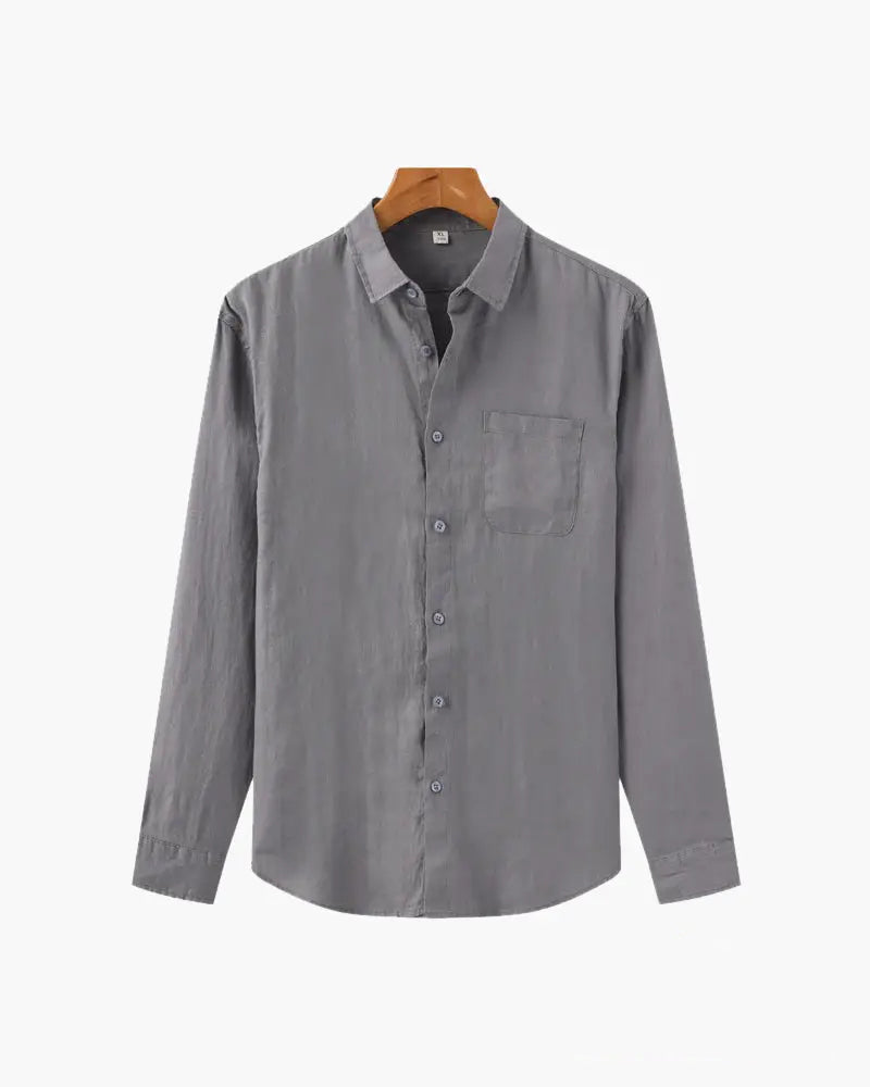 Camisa Linen Alpha Bege - AlphaCode
