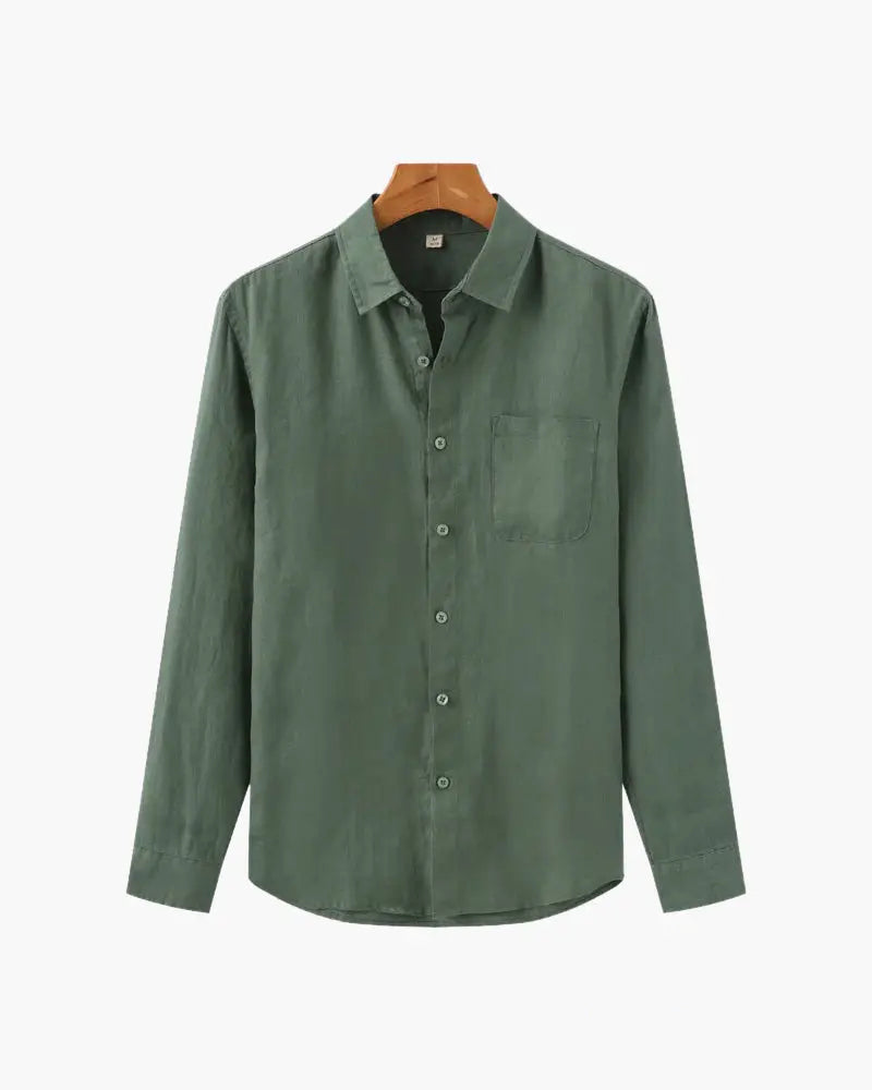 Camisa Linen Alpha Cinza - AlphaCode