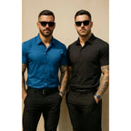 Camisa Masculina Alpha Loeveder Compre 1 Leve 2 Promocao Azul - AlphaCode