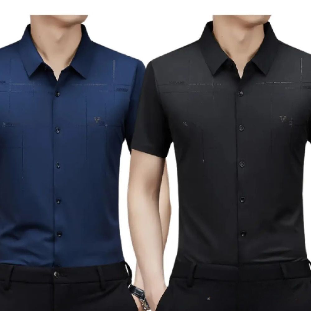 Camisa Masculina Alpha Loeveder Compre 1 Leve 2 Promocao Azul - AlphaCode