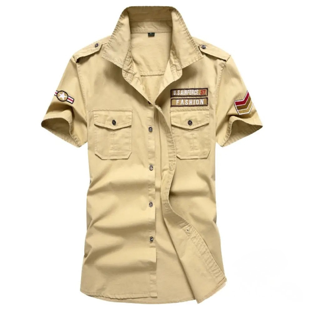 Camisa Militar Tactical Airforce Azul - AlphaCode