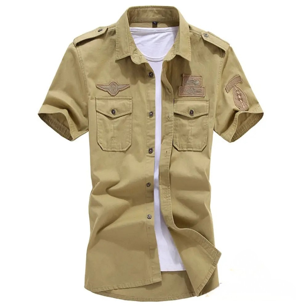 Camisa Militar Tactical Airforce Azul - AlphaCode