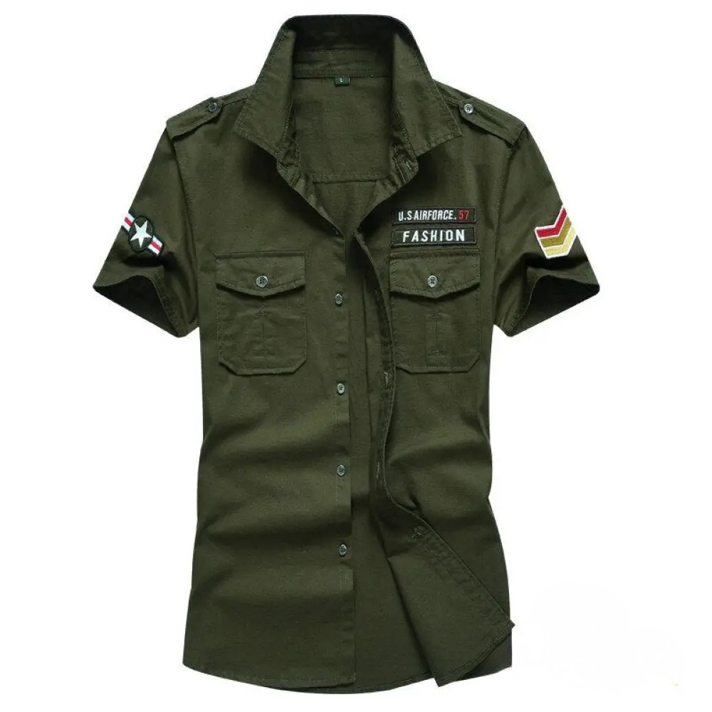Camisa Militar Tactical Airforce Azul - AlphaCode
