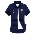 Camisa Militar Tactical Airforce Azul - AlphaCode