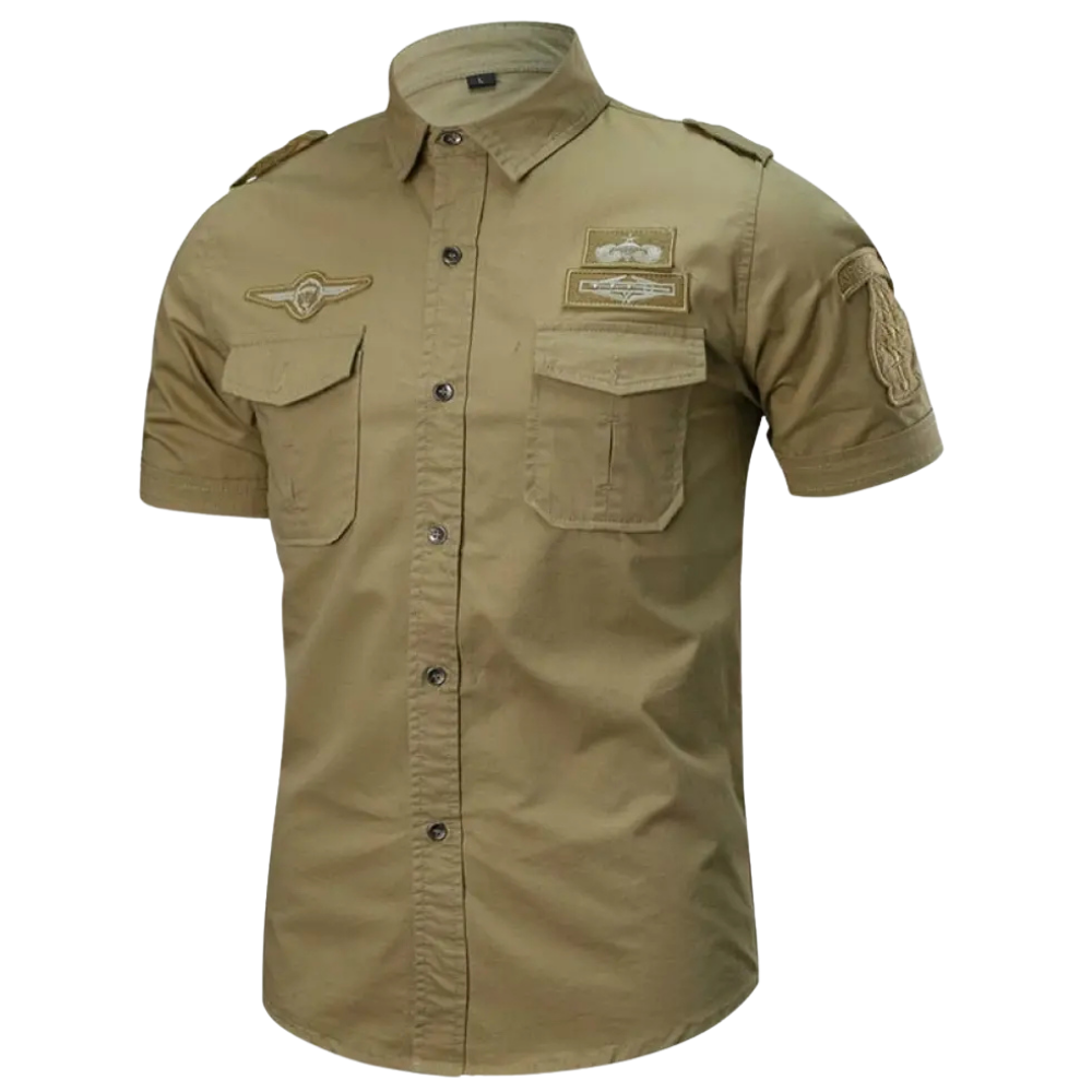 Camisa Militar Tactical Airforce Azul - AlphaCode