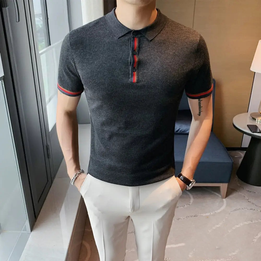 Camisa Polo Alpha Belfast Cinza - AlphaCode