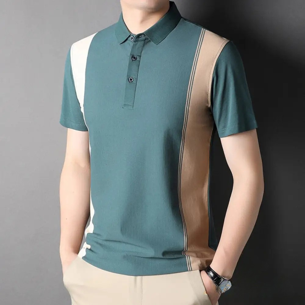 Camisa Polo Alpha Bonner Azul - AlphaCode