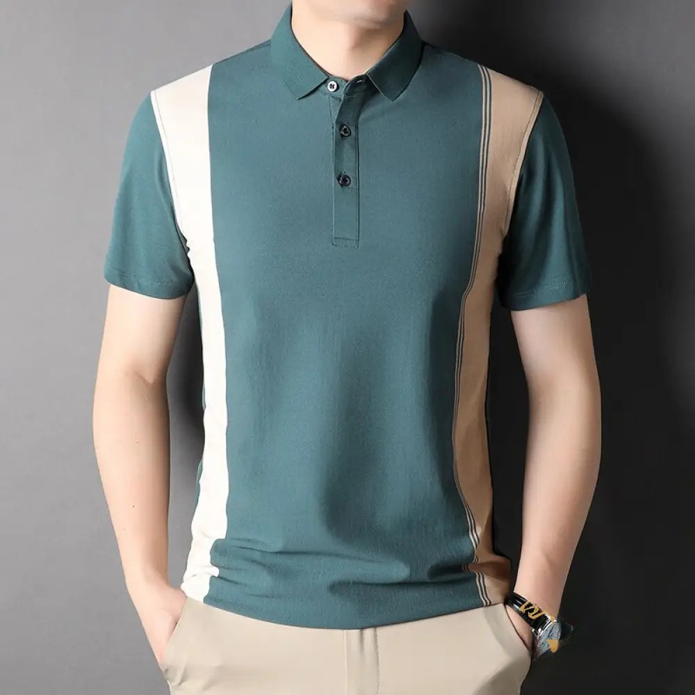 Camisa Polo Alpha Bonner Azul - AlphaCode