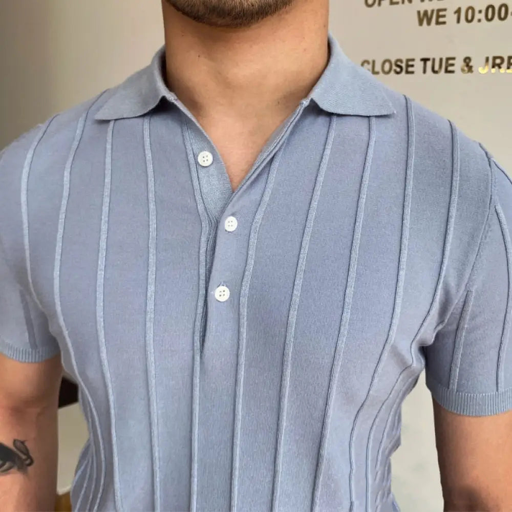 Camisa Polo Alpha Bristol Azul - AlphaCode