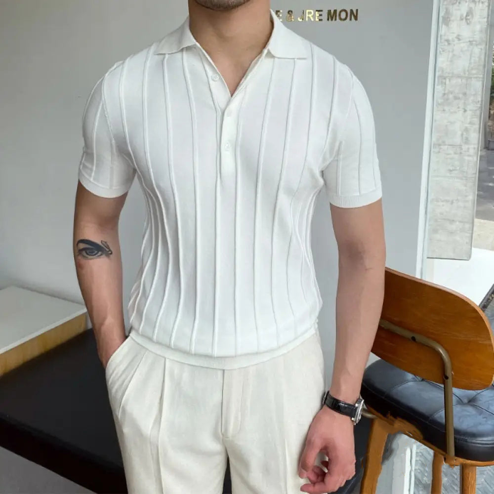 Camisa Polo Alpha Bristol Branco - AlphaCode
