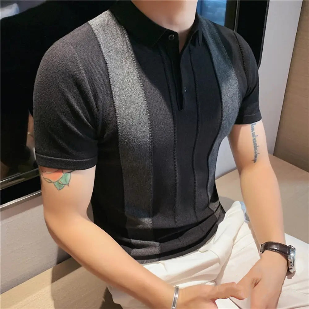 Camisa Polo Alpha Cambridge Preto - AlphaCode