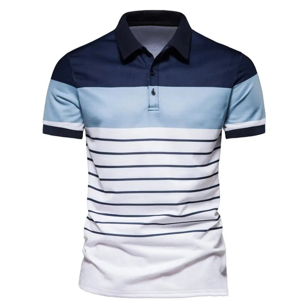 Camisa Polo Alpha Clemer Azul - AlphaCode