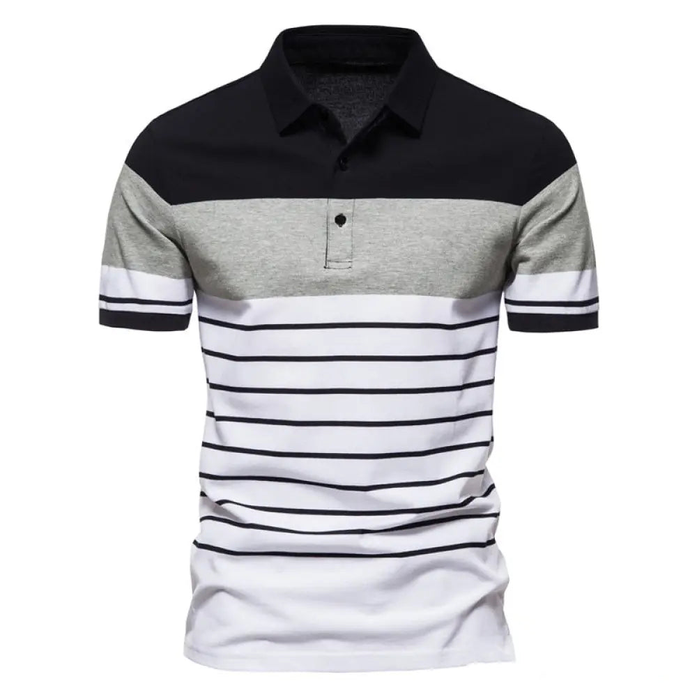 Camisa Polo Alpha Clemer Preto - AlphaCode