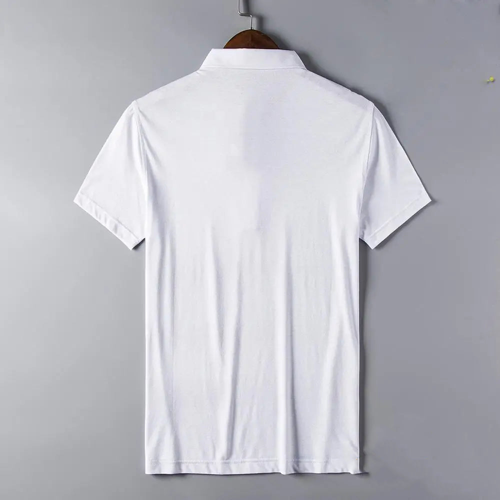 Camisa Polo Alpha Derlin Azul - AlphaCode