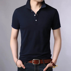 Camisa Polo Alpha Dremer Azul - AlphaCode