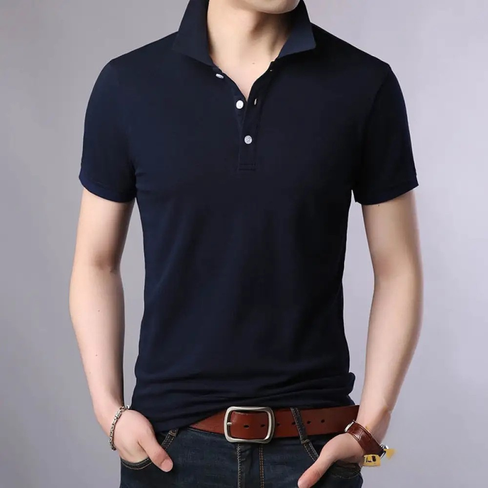 Camisa Polo Alpha Dremer Azul - AlphaCode