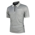Camisa Polo Alpha Elior Azul - AlphaCode